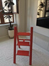 長(cháng)谷川日本鋁合金人字梯子纖細多功能折疊梯凳寬踏板加厚家用梯子新TTE 歡喜紅TTE-3RD（3步梯/高0.73M） 曬單實(shí)拍圖