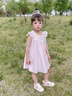 班喜迪女童連衣裙夏裝2026新款洋氣女寶寶公主裙夏季兒童背心裙子小童裝 紫色 110 曬單實(shí)拍圖