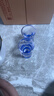 拜杰藍色冰山水晶白酒杯中式家用帶刻度分酒器小酒杯烈酒杯1壺2杯 曬單實(shí)拍圖