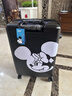 新秀麗（Samsonite）行李箱25英寸拉桿箱迪士尼米奇擴容旅行箱AF9黑色托運密碼箱 曬單實(shí)拍圖