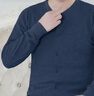 宜而爽中老年人保暖內衣秋冬季男士純棉開(kāi)衫單件上衣棉衣 曬單實(shí)拍圖