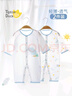翹腳鴨嬰兒衣服新生兒夏季薄款連體衣純棉夏天爬爬服滿(mǎn)月寶寶包屁睡衣90 曬單實(shí)拍圖