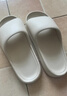 秋沐熙居家拖鞋男士時(shí)尚百搭防滑浴室情侶外出女士涼拖 太空灰   42-43 曬單實(shí)拍圖