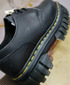 馬丁博士（Dr.Martens）Audrick 3i男女春季明星同款厚底松糕底鞋 黑色 38 曬單實(shí)拍圖
