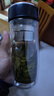 希樂(lè )玻璃杯雙層玻璃水杯高顏值男士商務(wù)辦公茶水分離杯便攜泡茶杯子 曬單實(shí)拍圖
