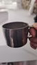 鈦杯純鈦杯子帶把手雙層咖啡杯家用牛奶杯簡(jiǎn)約茶杯下午茶廣告杯 150毫升純鈦咖啡杯結晶 150 曬單實(shí)拍圖
