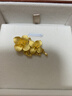周生生足金繡球花黃金吊墜生生有囍三金飾品86594P計價(jià)6.45克 曬單實(shí)拍圖