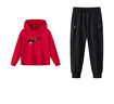 NIKE3BRAND 耐克男女童衛衣+長(cháng)褲2件套2026新款潮流印花兒童套裝  曬單實(shí)拍圖