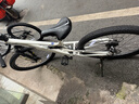 福特MQ300軟尾山地自行車(chē)成年人學(xué)生男女款雙減震鋁合金變速油碟賽車(chē) 皎月白-27速線(xiàn)碟-鋁架雙減震 L碼-17寸車(chē)架27.5寸輪徑（建議:175-195cm） 曬單實(shí)拍圖