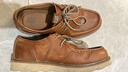 CAT卡特男士時(shí)尚戶(hù)外低幫復古風(fēng)牛皮單鞋 棕色 42 曬單實(shí)拍圖