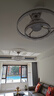 梵季客廳風(fēng)扇燈2026新款現代輕奢餐廳燈一體吊扇燈主臥燈隱形高端吊燈 砂金80CM【無(wú)極變頻+離線(xiàn)語(yǔ)音+手機APP+遙控】 曬單實(shí)拍圖