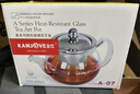 金灶（KAMJOVE） 600ML茶壺 耐熱玻璃茶壺不銹鋼過(guò)濾內膽泡茶壺 花茶壺煮茶壺A-07 曬單實(shí)拍圖