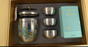 朱炳仁銅×特美刻 千里江山旅行茶具 鈦杯茶禮套裝手工壺養生茶壺茶具 千里江山旅行茶具 曬單實(shí)拍圖