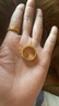 六福珠寶 黃金戒指吉言碎碎冰光影金禪意足金禮物 計價(jià) 15號-約7.71克 曬單實(shí)拍圖