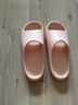 樸西香蕉船情侶涼拖鞋女浴室不易滑室內居家四季拖鞋男 淺粉 37-38 曬單實(shí)拍圖