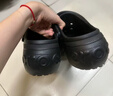 卡駱馳（CROCS）貝拉洞洞鞋厚底拖鞋|210062 黑色-001    39 (240mm)   曬單實(shí)拍圖