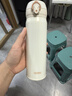 膳魔師（THERMOS）保溫杯500ml男女士?jì)和計D女節女神禮物JNL-502珍珠白 曬單實(shí)拍圖