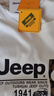 JEEP吉普【7A抗菌】100%純棉T恤男士短袖夏季寬松透氣衣服男裝 白色 L 曬單實(shí)拍圖