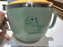 迪普爾 316不銹鋼湯碗兒童飯碗學(xué)生飯盒小學(xué)生專(zhuān)用湯碗恐龍碗650ml  曬單實(shí)拍圖