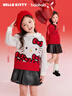 巴拉巴拉女童新年毛衫2025春秋針織衫拜年萌【HelloKittyIP】201125103011 曬單實(shí)拍圖