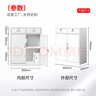 信京文件柜鐵皮柜辦公柜資料柜憑證柜員工檔案儲物柜 二斗矮柜 0.5 曬單實(shí)拍圖