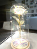 旻勝生日禮物女玫瑰永生花小夜燈擺件氛圍裝飾情人節小禮物送女友媽媽 玫瑰小夜燈彩金色【暖燈 】 原木底座【禮盒裝】 曬單實(shí)拍圖