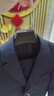 杉杉西服套裝100純羊毛修身職業(yè)正裝西裝商務(wù)伴郎新郎服結婚禮服男裝 曬單實(shí)拍圖