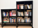 NORHOR北歐表情/科靈中古風(fēng)/KL01橡木實(shí)木組合多格單元書(shū)架展示架/黑色G 【現貨】四格款 曬單實(shí)拍圖