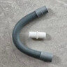 徽曦 滾筒洗衣機排水管延長(cháng)管適用海爾小天鵝西門(mén)子松下美的迷你小型全自動(dòng)下水管加長(cháng)出水管軟管子配件大全 3.0米滾筒細管卡箍+連接頭【適合20-25MM】 曬單實(shí)拍圖