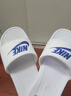 耐克NIKE外穿男拖鞋一字VICTORI休閑鞋CN9675-102白42.5 曬單實(shí)拍圖