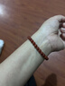 龍虎山天然柿子紅南紅瑪瑙手串女滿(mǎn)色本命年生日禮物送女生 曬單實(shí)拍圖