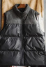 馬登工裝美式戶(hù)外保暖夾棉馬甲黑色山系立領(lǐng)無(wú)袖背心坎肩外套男春 墨黑色 S 曬單實(shí)拍圖
