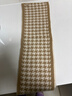 千鳥(niǎo)格圍巾秋冬季女冬天高級感百搭加厚韓版格子韓版學(xué)生保暖圍脖 新款千鳥(niǎo)格針織圍巾-米色 曬單實(shí)拍圖