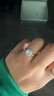 CEENIU小方糖戒指莫桑石女求婚鉆戒結婚高級感小眾輕奢通勤尾戒活口指環(huán) 小方糖戒指【開(kāi)口可調節】 曬單實(shí)拍圖