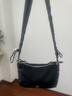 lululemon丨Ruched Mini 女士褶飾款單肩包 LW9GC5S 黑/瀝青灰 O/S 曬單實(shí)拍圖