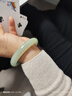 凈心石 冰透玉手鐲岫玉葡萄凍手鐲女款平安鐲多口徑可選 內徑約59-60mm 曬單實(shí)拍圖