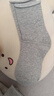 浪莎純棉松口女襪中老年寬松襪口媽媽襪子冬季孕婦產(chǎn)后月子襪全棉 淺灰 2雙 均碼 100%棉松口女襪 曬單實(shí)拍圖