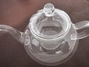南若螢 耐熱高溫過(guò)濾玻璃茶壺家用泡茶壺單壺煮茶壺水果壺茶具加厚沖茶器 400ml花茶壺2-3人用 曬單實(shí)拍圖