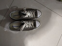匡威（Converse）官方 All Star男女休閑復古低幫帆布鞋木炭色1J794C 1J794C 42 曬單實(shí)拍圖