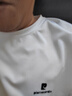 皮爾卡丹（pierre cardin）專柜100%桑蠶絲短袖圓領(lǐng)T恤男裝夏季休閑純色百搭真絲上衣男 白色 100%桑蠶絲 XL (115) 135-150斤 曬單實拍圖
