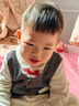 乖奇熊男寶寶假兩件連體哈衣春秋季裝嬰幼兒洋氣周歲禮服外出可愛(ài)爬爬服 曬單實(shí)拍圖