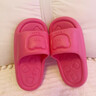 百慕傾臣小熊親子拖鞋女兒童夏可愛(ài)2026新家居室內浴室EVA防滑防臭涼拖鞋 玫紅 【無(wú)甲醛無(wú)致癌物】 34 -35【標準碼】（內長(cháng)220MM) 曬單實(shí)拍圖