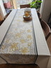 多美雅新中式雪尼爾桌布古典中國風(fēng)輕奢高級感餐桌布長(cháng)方形客廳茶幾桌布 蔭蔭慈萱 140*220cm 曬單實(shí)拍圖