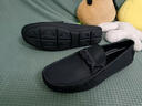 普步仕品牌真皮豆豆鞋男2026新款秋季防臭商務(wù)休閑皮鞋軟底一腳蹬懶人鞋 黑色 42 【標準皮鞋碼】 曬單實(shí)拍圖