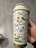 線(xiàn)條小狗保溫杯水杯學(xué)生卡通可愛(ài)吸管情侶高顏值316不銹鋼咖啡杯 古董白530ml-KF00176 雙飲咖啡杯A款 曬單實(shí)拍圖