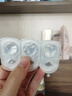 美若康硅水凝膠近視隱形眼鏡男女沐氧高透氧日拋30片 525度 曬單實(shí)拍圖