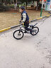 鳳凰（Phoenix）兒童山地自行車(chē)5-16歲女男孩減震變速20寸灰色 適合身高130-150cm 曬單實(shí)拍圖