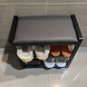 林家小子換鞋凳門(mén)口家用鞋柜坐凳一體小戶(hù)型窄穿鞋凳入戶(hù)玄關(guān)進(jìn)門(mén)可坐凳子 【特厚款】3層45cm（帶坐墊） 曬單實(shí)拍圖