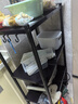 UOEN廚房多功能置物架家用落地多層儲物柜微波爐收納放鍋用具貨架子 曬單實(shí)拍圖