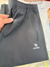 駱駝（CAMEL）速干透氣運動(dòng)褲男跑步休閑直筒梭織褲子 J15BAXLN075 巖石灰 L 曬單實(shí)拍圖